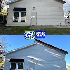 Alpenas-1-Commercial-Soft-Wash-Service-Building-Wash-Performed-for-Verizon-US-23-South-Alpena-MI 4